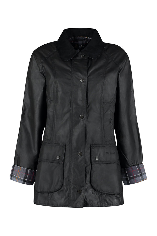 Beadnell coated cotton jacket-0